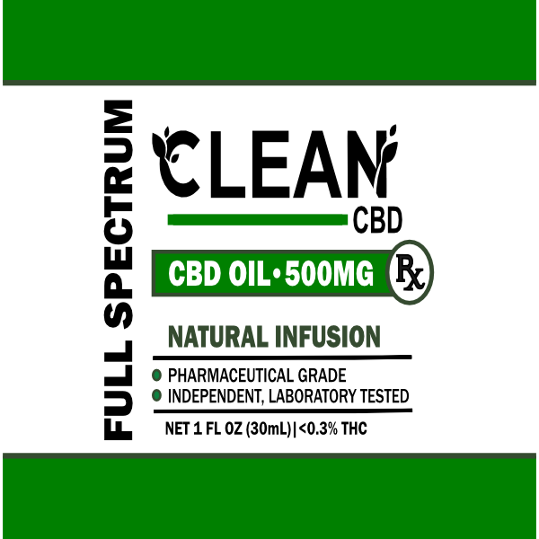 CBD Oil: Natural 500mg